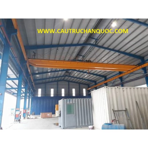 Cầu trục 7.5 tấn hàn quốc 2 dầm đôi khẩu độ nhà xưởng 20m