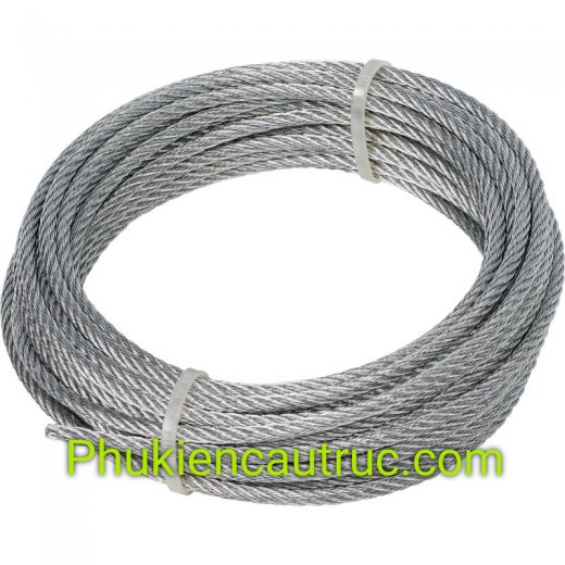 DÂY CÁP CẨU THÉP DÙNG CHO PALANG ABUS Ø6,5 MM × 29,15 M – MÃ 19446 DÂY CÁP CẨU THÉP DÙNG CHO PALANG ABUS Ø6,5 MM × 29,15 M – MÃ 19446